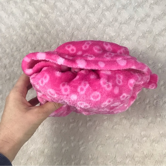 Le Bebe Favorite Elephant Baby Blanket Pink Yellow Tiara Princess Polka Dots NEW - Picture 6 of 7